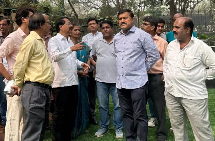  भायखळा येथे दिवंगत कै.शरद (आप्पा) पवार उद्यानाचे झाले लोकार्पण