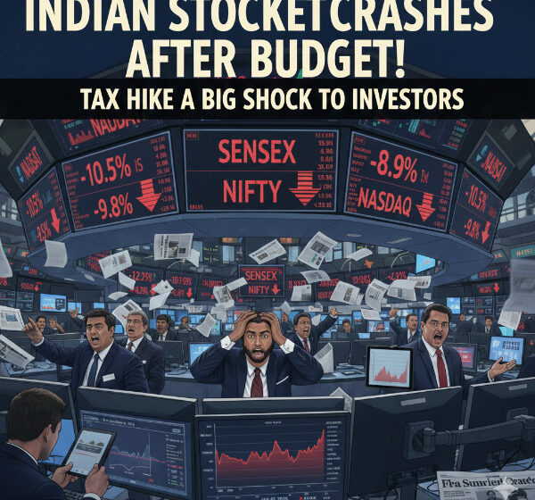  अर्थसंकल्पानंतर शेअर बाजार कोसळला! कर वाढल्याने गुंतवणूकदारांना मोठा धक्का; वाचा काय स्वस्त आणि काय महाग?