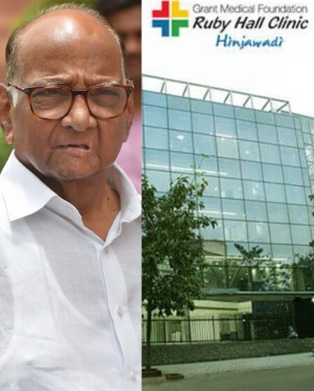  शरद पवारांची तब्येत बिघडली; उपचारासाठी रूबी हॉल क्लिनिकमध्ये दाखल