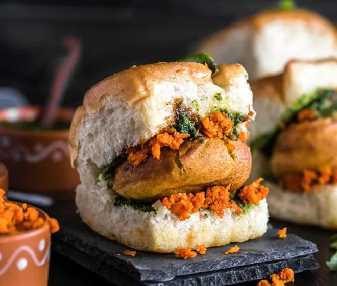 Easy way to make Vada Pav
