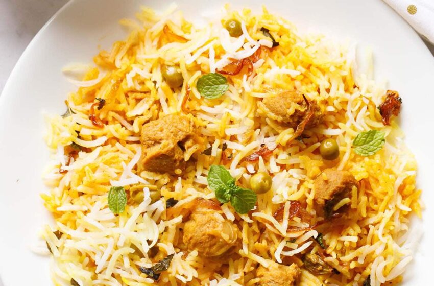 Veg Soya Biryani is very easy to make at home