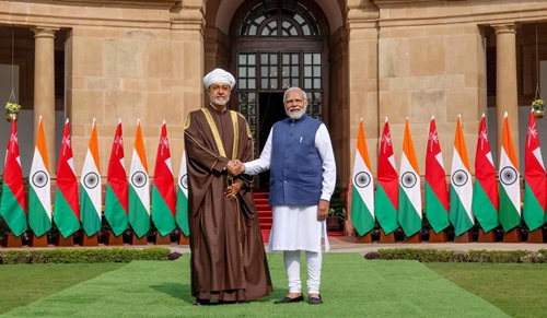  ओमानसोबत भारताचा महत्त्वपूर्ण करार