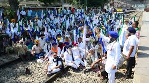  पंजाबमध्ये शेतकऱ्यांचे रेल रोको आंदोलन, ४६ रेल्वे रद्द