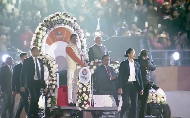  पंतप्रधानांच्या उपस्थितीत 38 व्या राष्ट्रीय खेळांचा उद्घाटन सोहळा