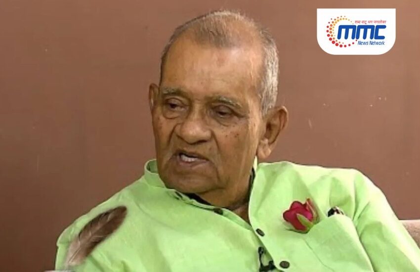  ज्येष्ठ ग्रामीण साहित्यिक ‘पाचोळाकार’ रा. रं. बोराडे यांचे निधन