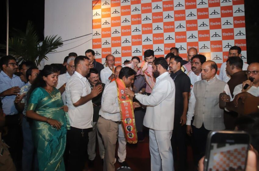  माजी नगरसेविका सुजाता सानप यांचा शिवसेना शिंदे गटात प्रवेश