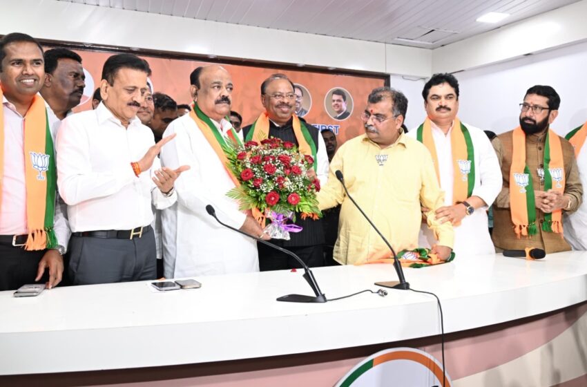 माजी आमदार दिलीप वाघ यांचा भारतीय जनता पार्टीत प्रवेश