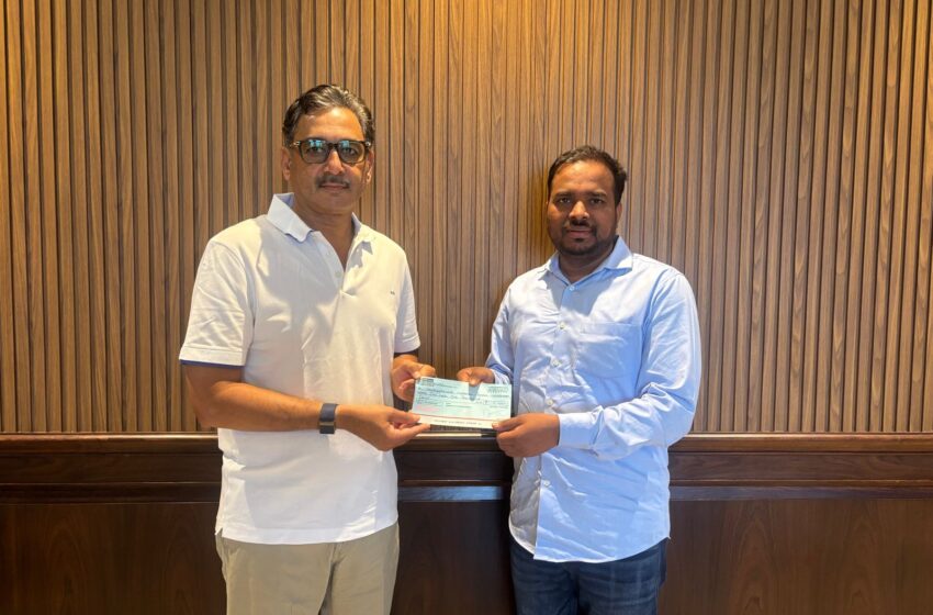  सह्याद्री फाउंडेशन च्या वतीने 6 जून श्री शिवराज्याभिषेक सोहळ्यासाठी 1 लाख 1 हजार रुपये अर्पण.