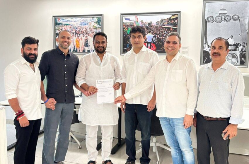  महाराष्ट्र प्रदेश युवक काँग्रेसच्या अध्यक्षपदी शिवराज मोरे….