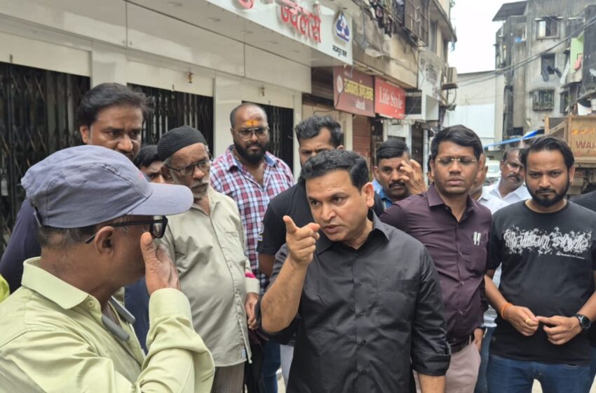  ठाणे रोडवरील काँक्रिटीकरणाच्या कामात ठेकेदाराकडून चाललेली दिरंगाई —