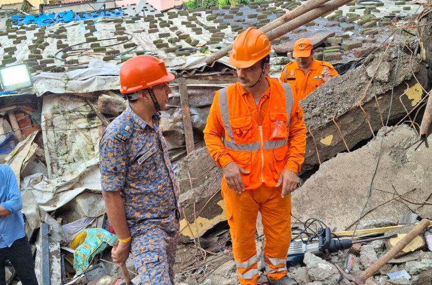  विरार येथे इमारत कोसळून दोघांचा मृत्यू…