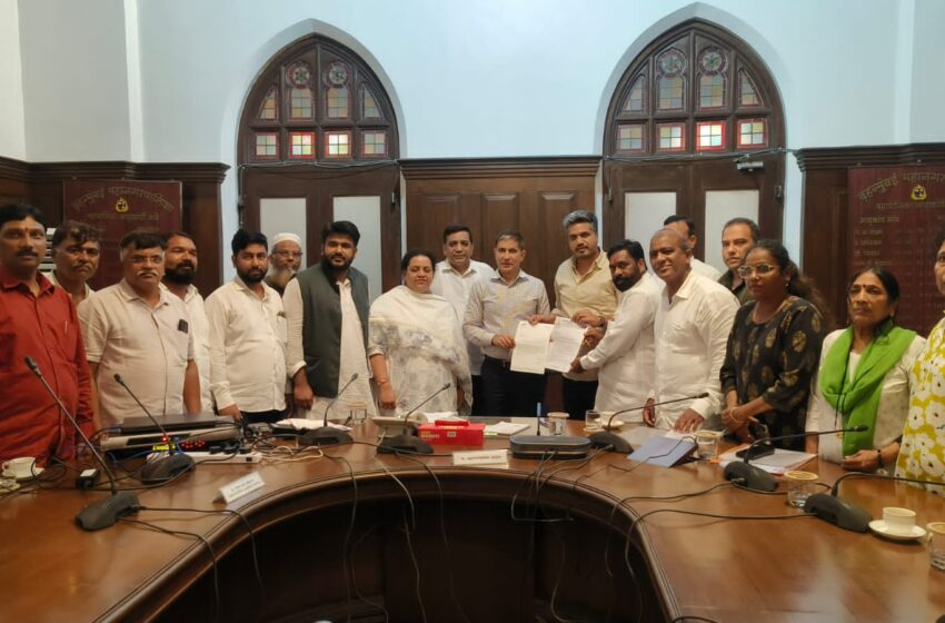 आमदार रोहित पवार यांनी घेतली महापालिका आयुक्त भूषण गगराणी यांची भेट