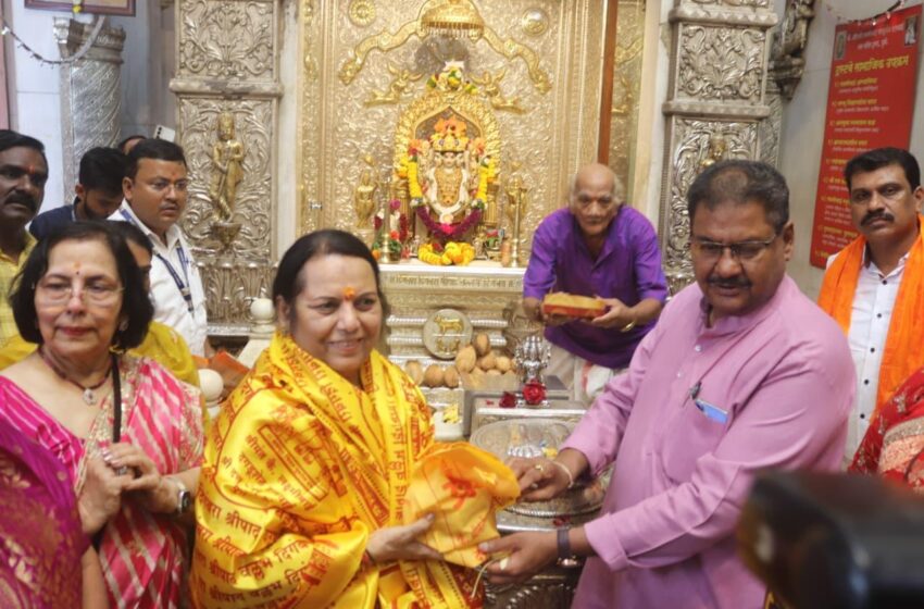 शिवसेना नेत्या तथा उपसभापती डॉ. नीलम गोऱ्हे यांचा पुणे गणेश वंदन दौरा