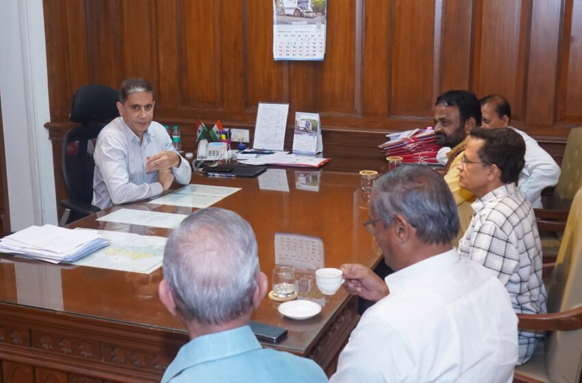 कबुतरखान्यांबाबत जैन समाजाच्या शिष्टमंडळाने महानगरपालिका आयुक्त तथा प्रशासक श्री. गगराणी यांची घेतली भेट