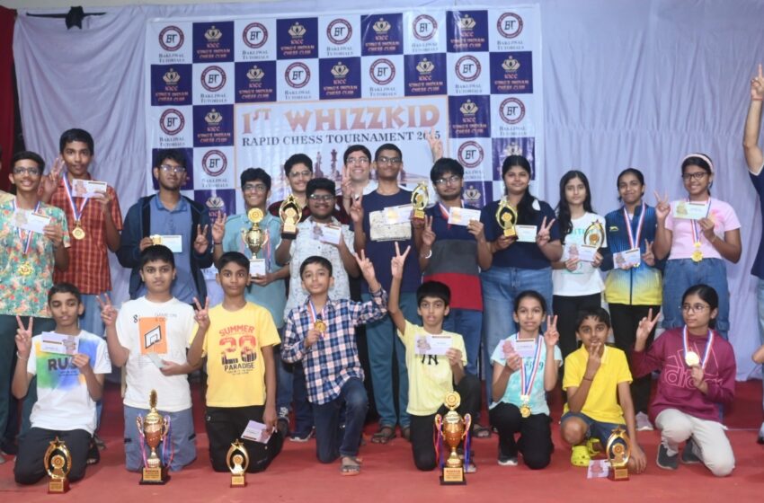 पहिली व्हिझकिड रॅपिड बुद्धिबळ स्पर्धा पुण्यात उत्साहात पार पडली