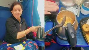  धावत्या एक्सप्रेसमध्ये महिलेनं शिजवली मॅगी, रेल्वेकडून कठोर कारवाई