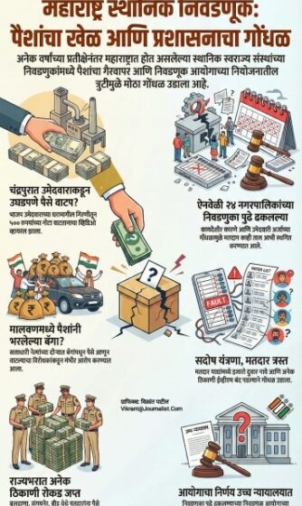  महाराष्ट्राच्या स्थानिक निवडणुकीत पैशांचा पाऊस, आयोगाचा गोंधळ आणि बरंच काही!