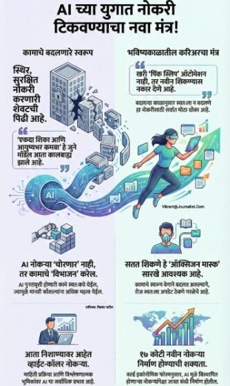  AI मुळे नोकरी खरंच जाणार का? सुरक्षित, जाणून घ्या नोकरी टिकवण्याचा Gen-Z साठी नवा मंत्र!