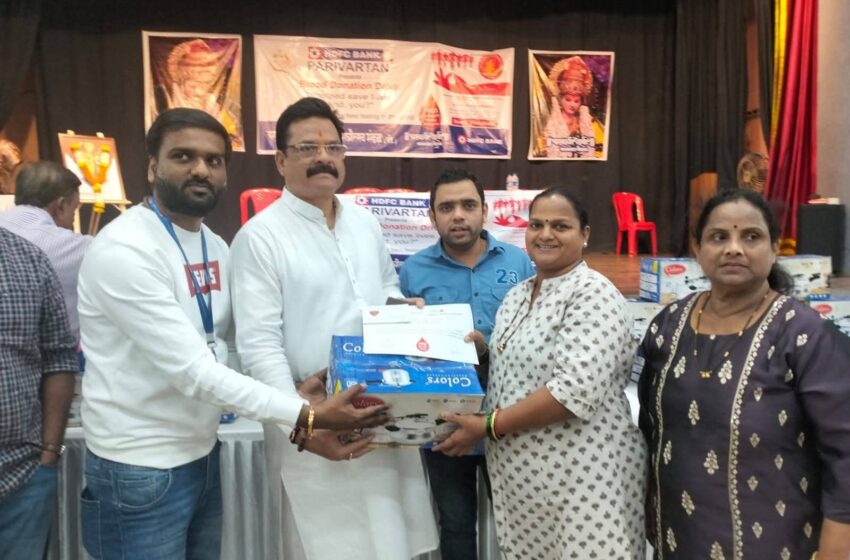  परळ येथील रक्तदान शिबिराला उस्फूर्त प्रतिसाद