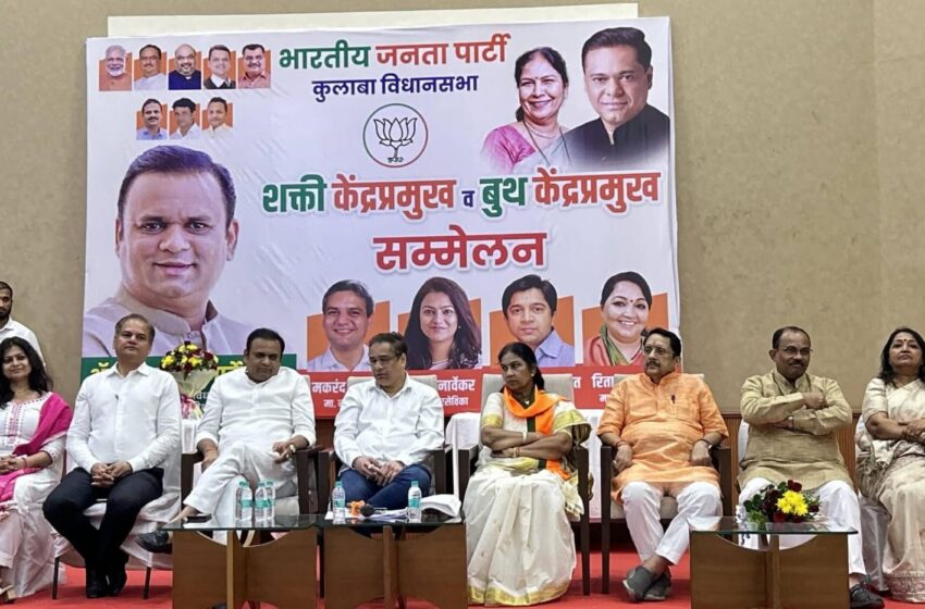  भाजपच्या कार्यकर्ता संमेलनाला उत्स्फूर्त प्रतिसाद