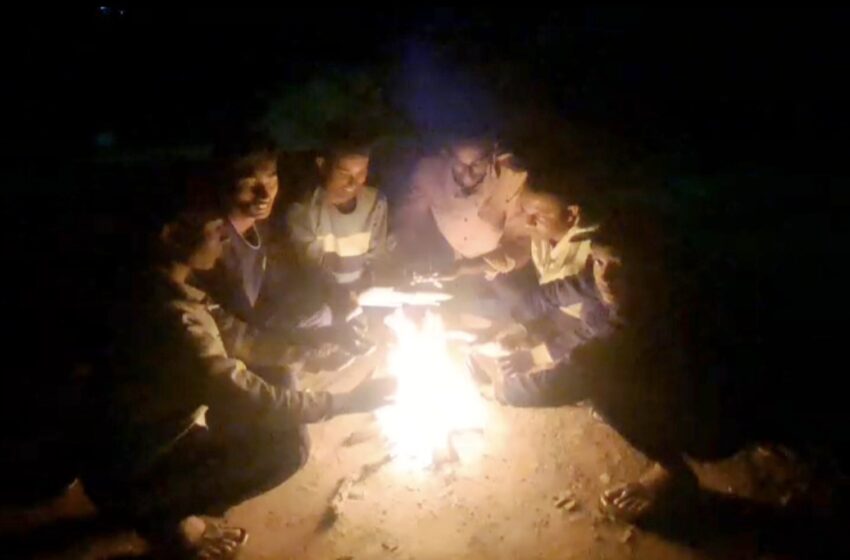  गोंदियात पुन्हा हुडहुडी, पारा ९.८ अंशांवर