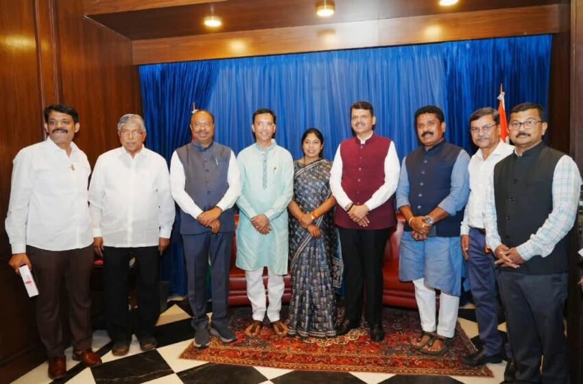  नवनिर्वाचित महापौर मंजुषा नागपुरे, उपमहापौर परशुराम वाडेकर यांनी घेतली मुख्यमंत्र्यांची भेट&nbsp;