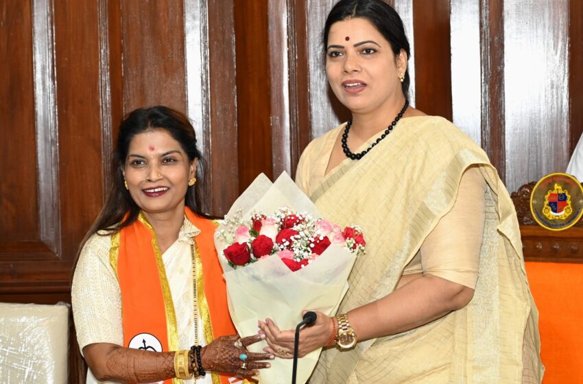  बृहन्‍मुंबई महानगरपालिका सुधार समिती अध्यक्षपदी श्रीमती संध्‍या विपुल दोशी (सक्रे) यांची बिनविरोध निवड