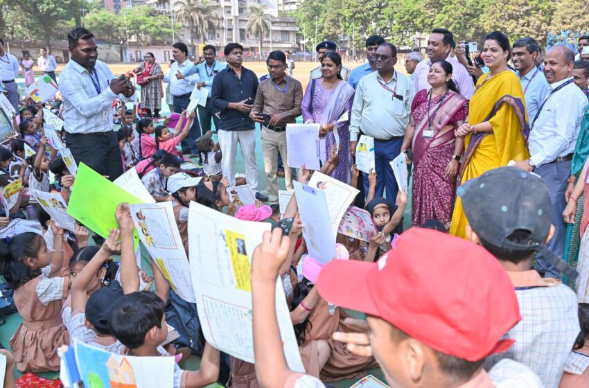  महापौर आयोजित बाल चित्रकला स्पर्धा.