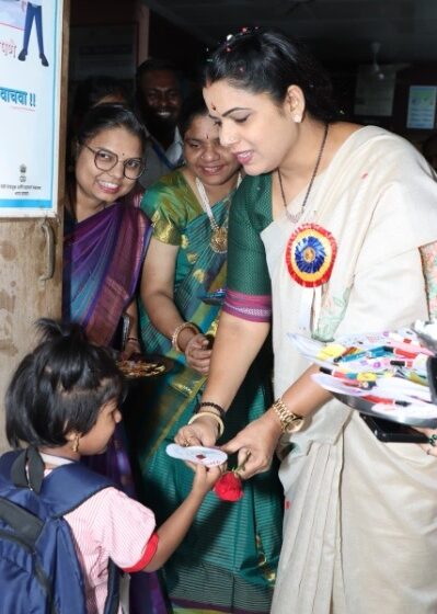  मुंबई पब्लिक स्कूलमधील केंद्रीय माध्यमिक शिक्षण मंडळाच्या (CBSE) पूर्व प्राथमिक शाळांमध्ये प्रवेशोत्सव सोहळा